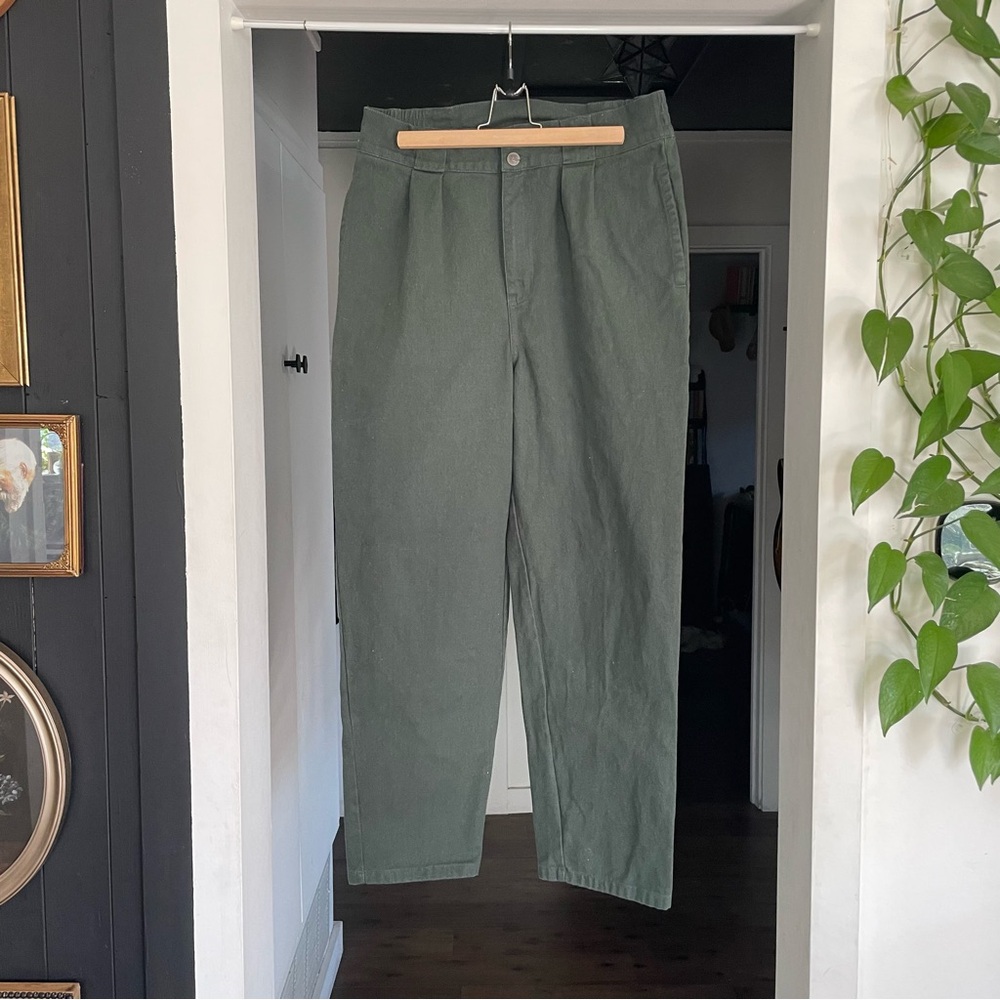 Lucy & Yak Addison Canvas Tapered Trousers